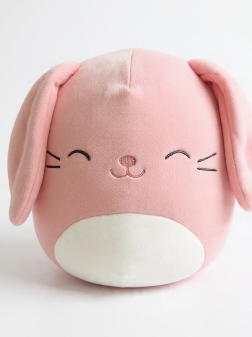 Squishmallows Pink and White Bunny Plush